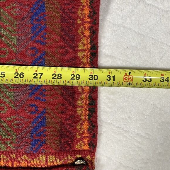The Alpaca Connection Cardigan Sweater Jumper Colorful Aztec Western Artsy Sz XL - Picture 10 of 10
